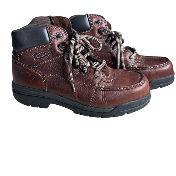 Wolverine Men’s Leather Composite Toe Work Boots. Size 10 1/2 EW - Picture 1 of 12